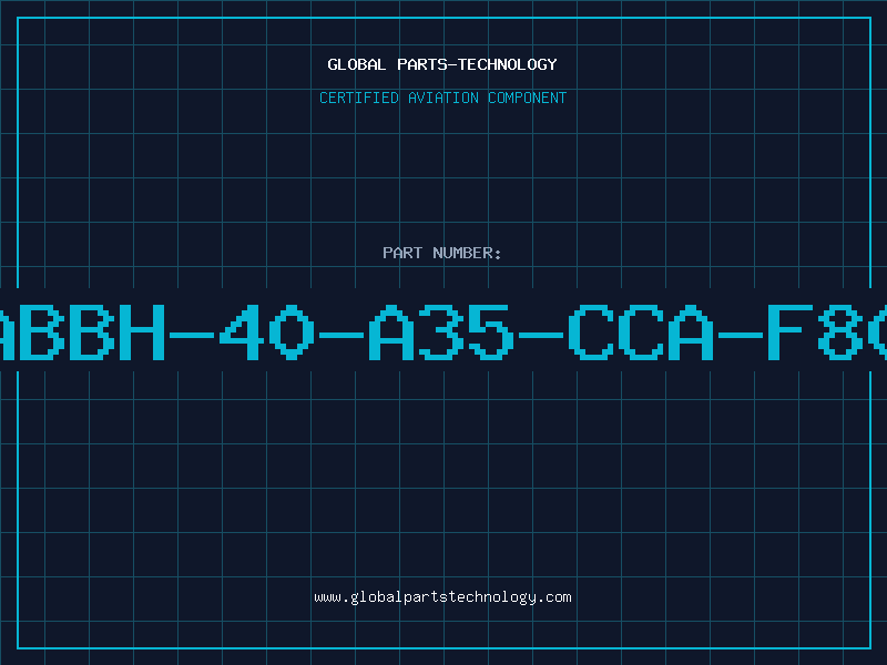 Aviation Part ABBH-40-A35-CCA-F80