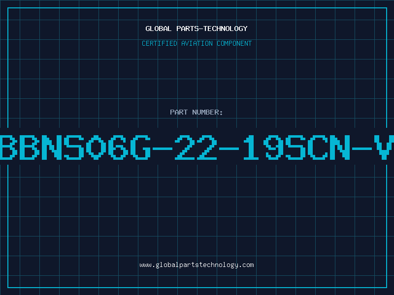 Aviation Part ABBNS06G-22-19SCN-V0