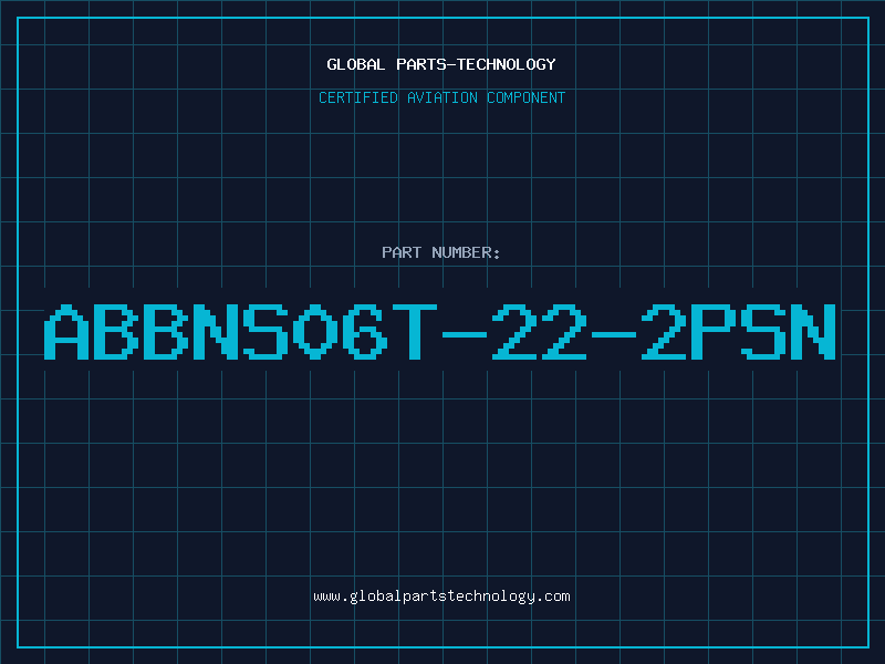 Aviation Part ABBNS06T-22-2PSN