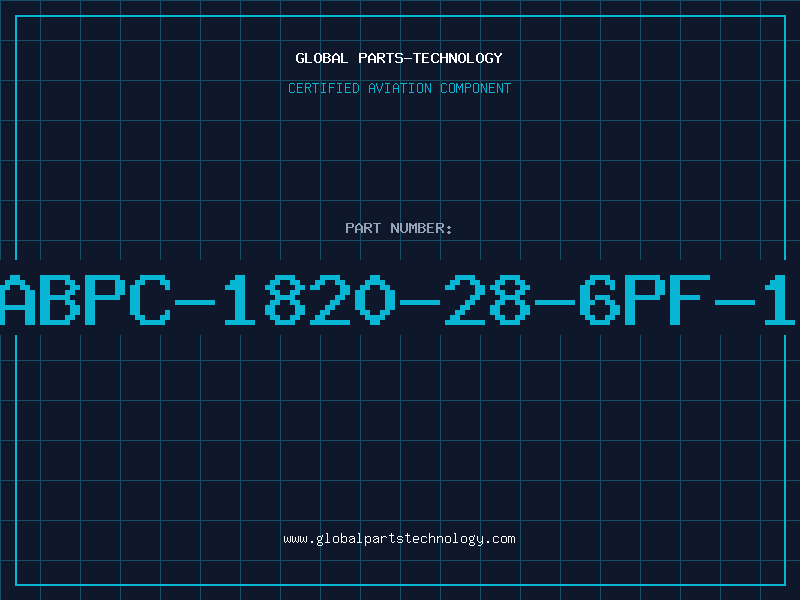 Aviation Part ABPC-1820-28-6PF-1