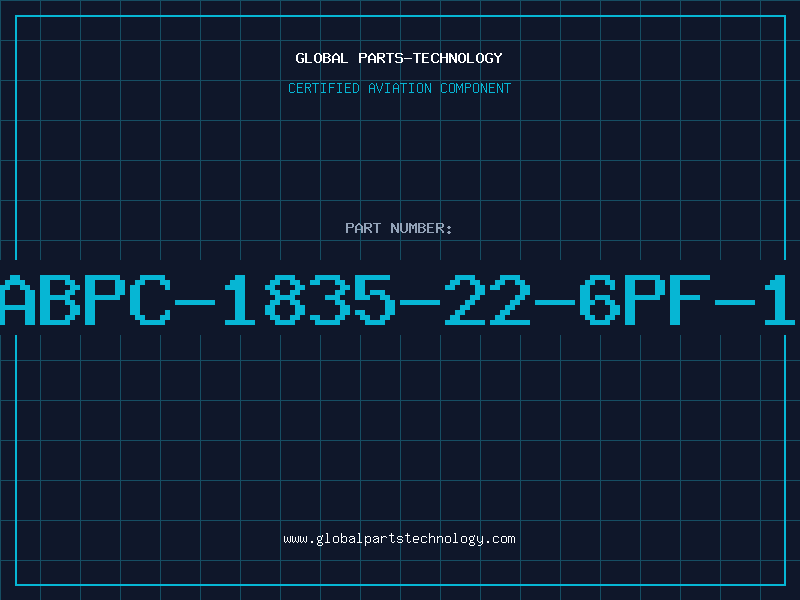 Aviation Part ABPC-1835-22-6PF-1