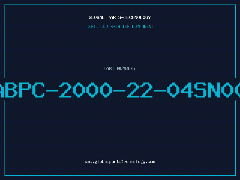 Aviation Part ABPC-2000-22-04SN00