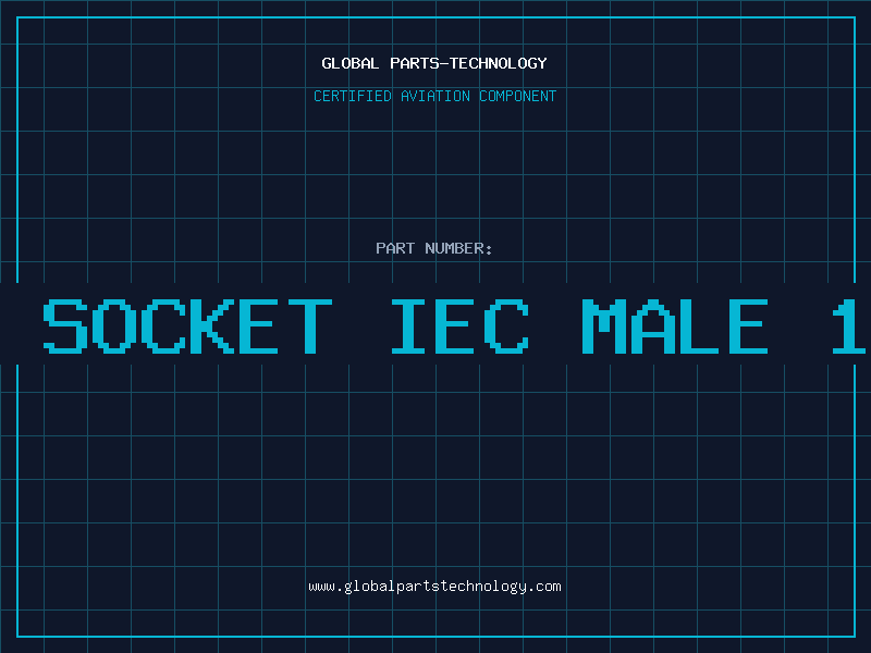 Aviation Part AC SOCKET IEC MALE 10A