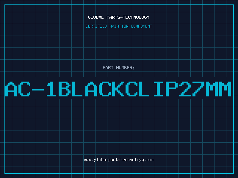 Aviation Part AC-1BLACKCLIP27MM