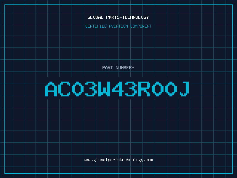 Aviation Part AC03W43R00J