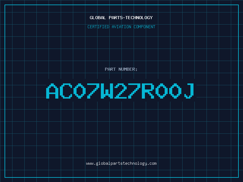 Aviation Part AC07W27R00J