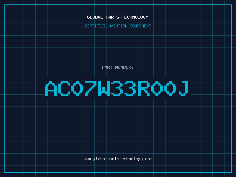 Aviation Part AC07W33R00J