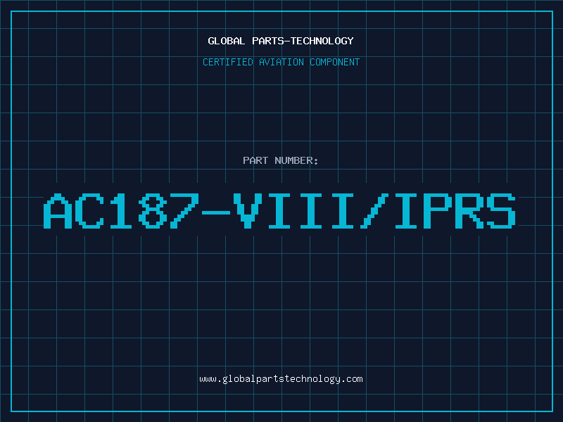 Aviation Part AC187-VIII/IPRS