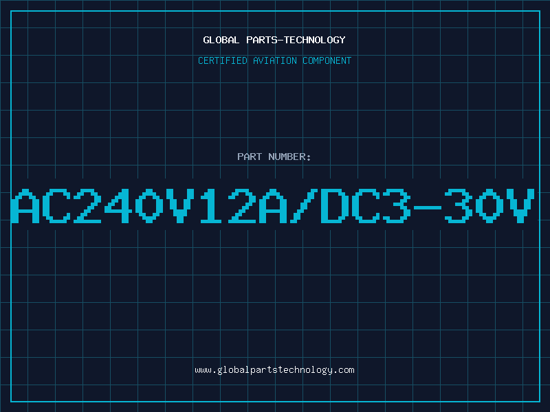 Aviation Part AC240V12A/DC3-30V