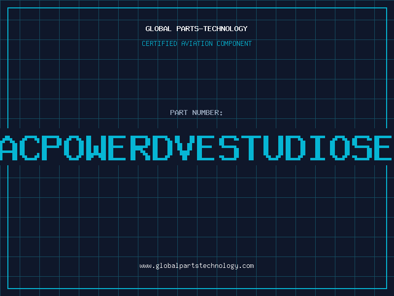 Aviation Part ACPOWERDVESTUDIOSE