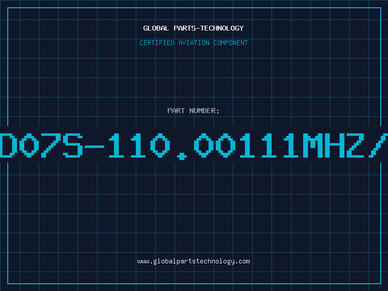 Aviation Part AD07S-110.00111MHZ/O