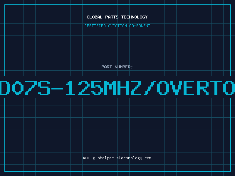 Aviation Part AD07S-125MHZ/OVERTON