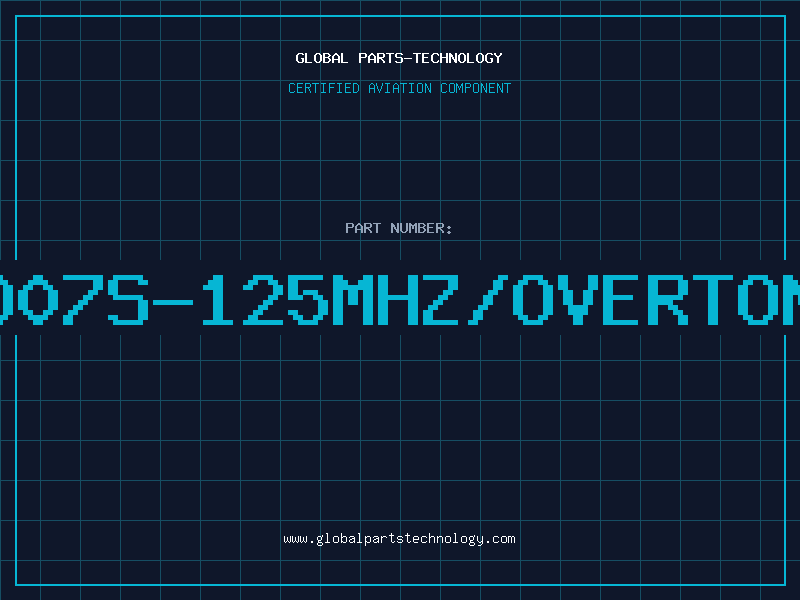 Aviation Part AD07S-125MHZ/OVERTONE