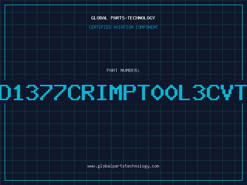 Aviation Part AD1377CRIMPT00L3CVTY