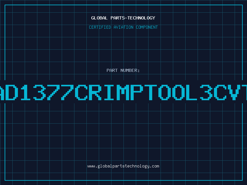 Aviation Part AD1377CRIMPTOOL3CVT