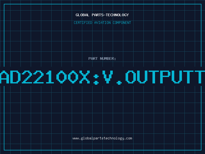 Aviation Part AD22100X:V.OUTPUTT