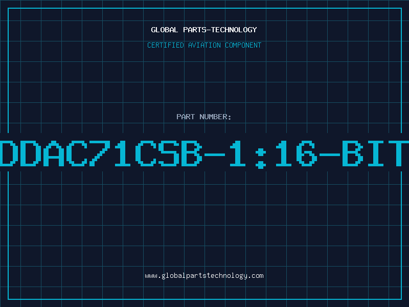 Aviation Part ADDAC71CSB-1:16-BITA