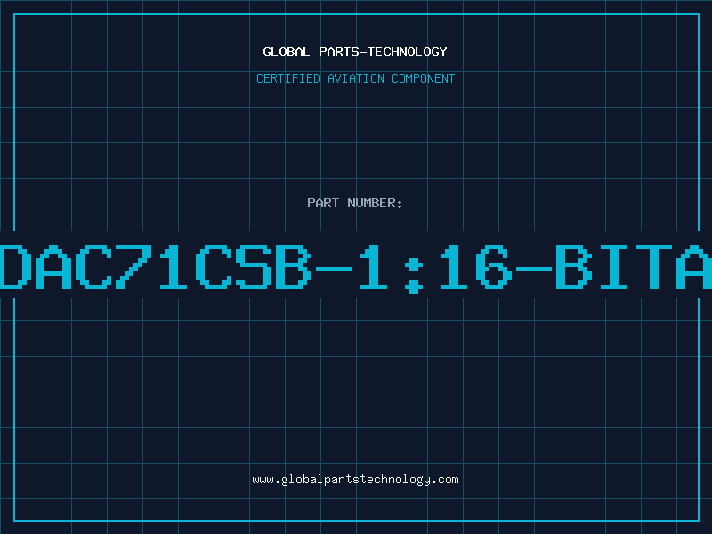 Aviation Part ADDAC71CSB-1:16-BITA/D