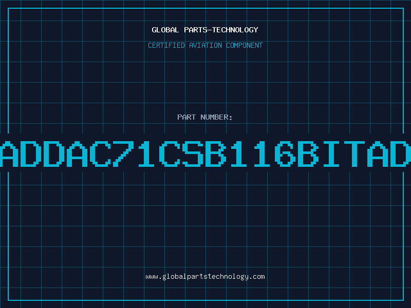 Aviation Part ADDAC71CSB116BITAD