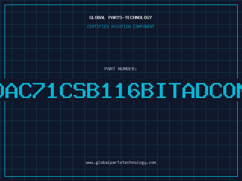 Aviation Part ADDAC71CSB116BITADCONVE