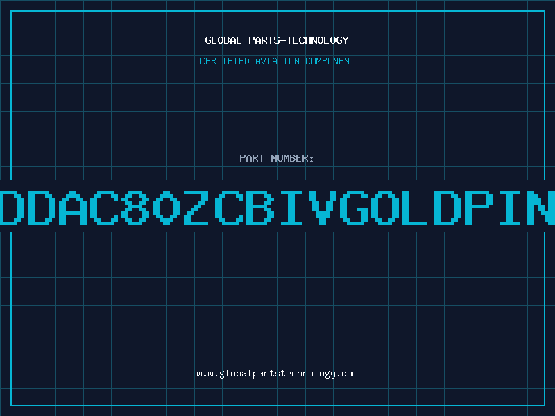 Aviation Part ADDAC80ZCBIVgoldpins