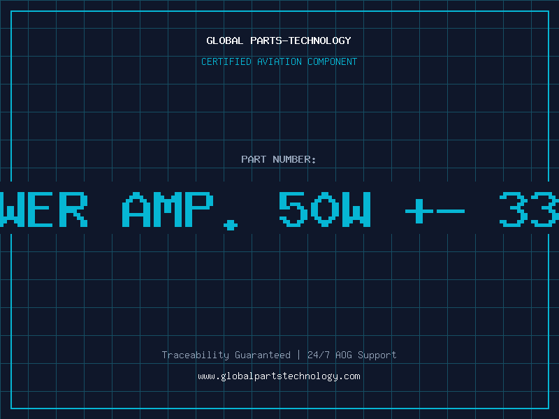 Aviation Part AF Power Amp. 50W +- 33V 10p