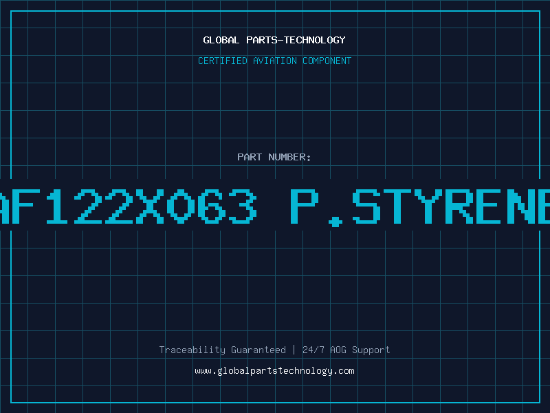 Aviation Part AF122X063 P.STYRENE