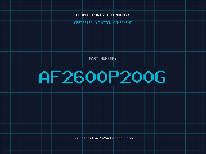 Aviation Part AF2600P200G