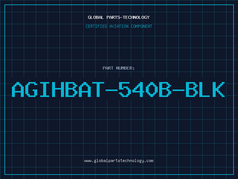 Aviation Part AGIHBAT-540B-BLK