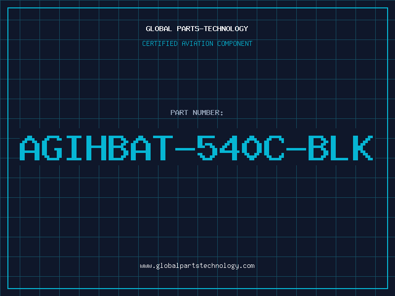Aviation Part AGIHBAT-540C-BLK