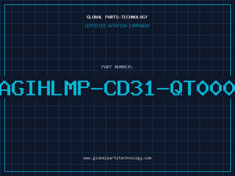 Aviation Part AGIHLMP-CD31-QT000