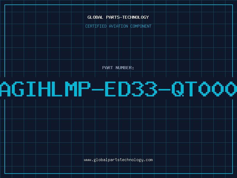 Aviation Part AGIHLMP-ED33-QT000