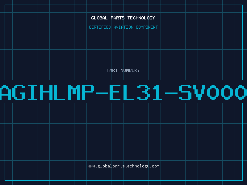 Aviation Part AGIHLMP-EL31-SV000