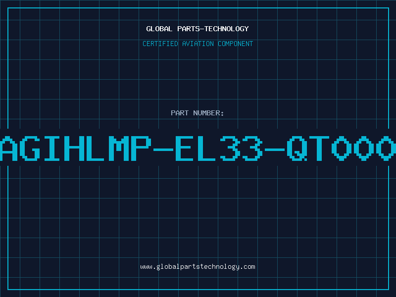 Aviation Part AGIHLMP-EL33-QT000