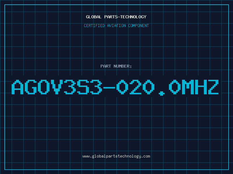 Aviation Part AGOV3S3-020.0MHZ