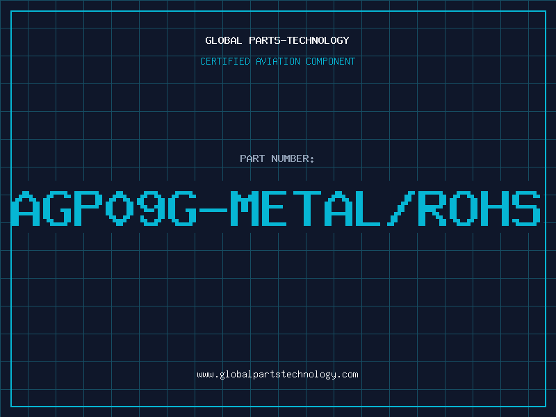 Aviation Part AGP09G-METAL/ROHS