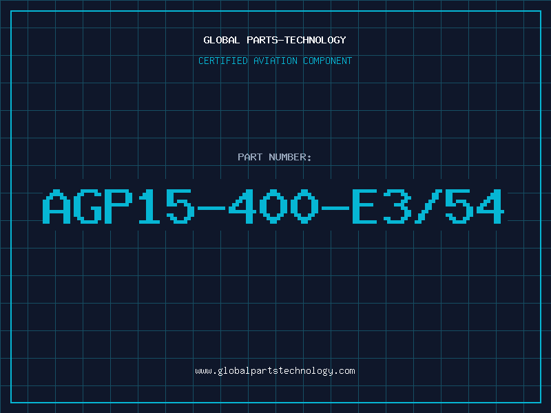 Aviation Part AGP15-400-E3/54