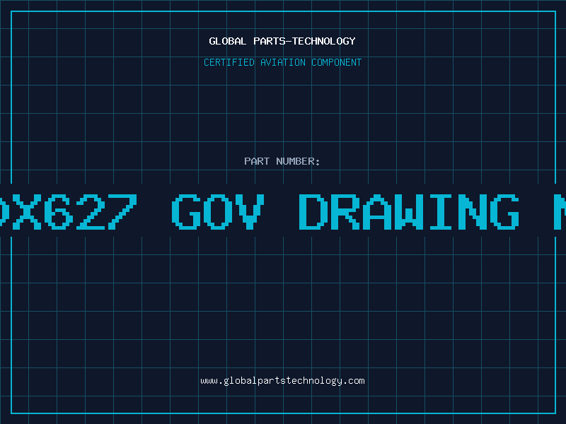 Aviation Part AL200X627 GOV DRAWING notes