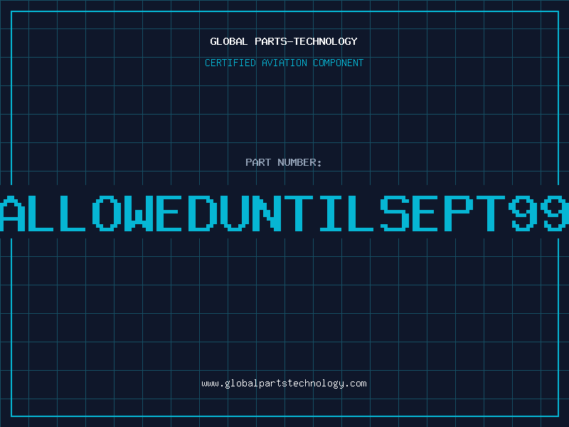 Aviation Part ALLOWEDUNTILSEPT99