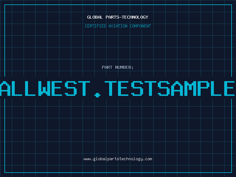 Aviation Part ALLWEST.TESTSAMPLE