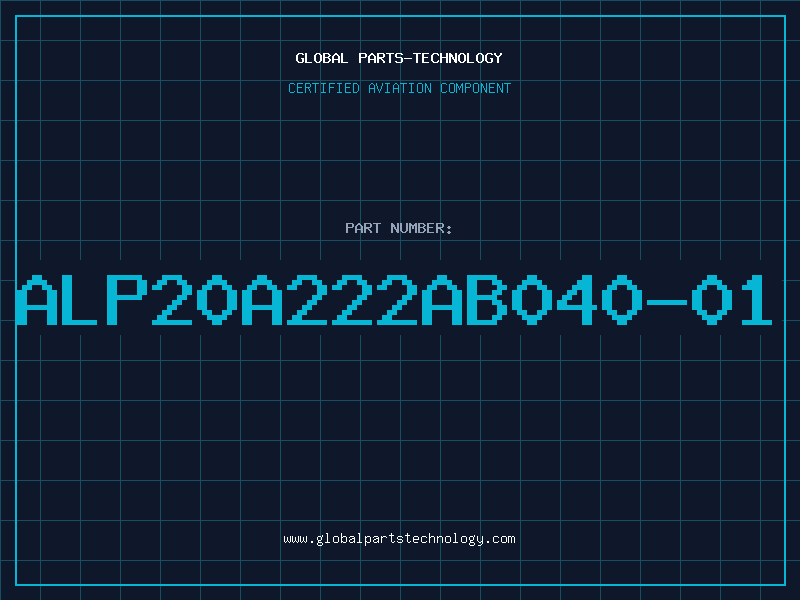 Aviation Part ALP20A222AB040-01