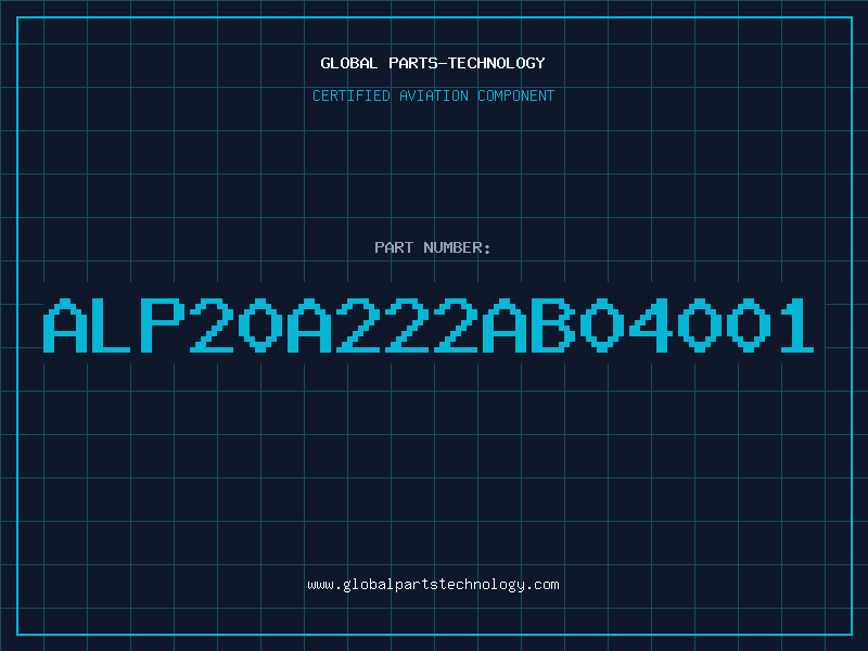 Aviation Part ALP20A222AB04001