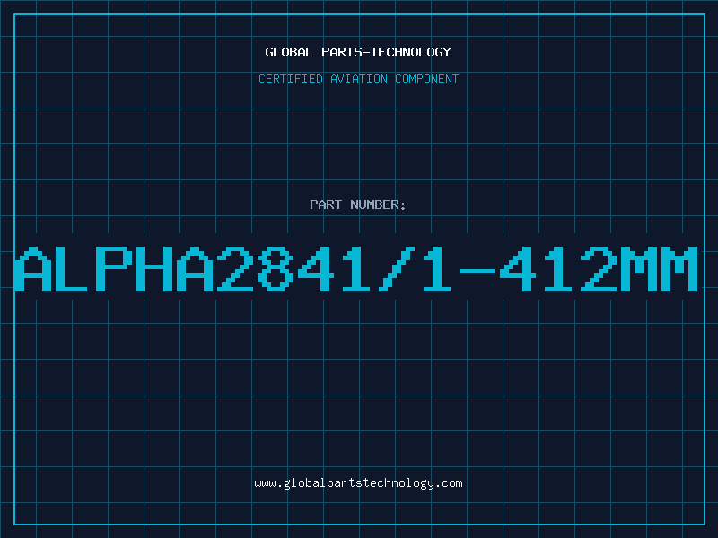 Aviation Part ALPHA2841/1-412MM