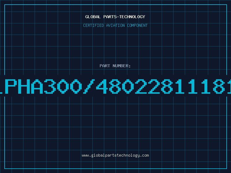Aviation Part ALPHA300/480228111818