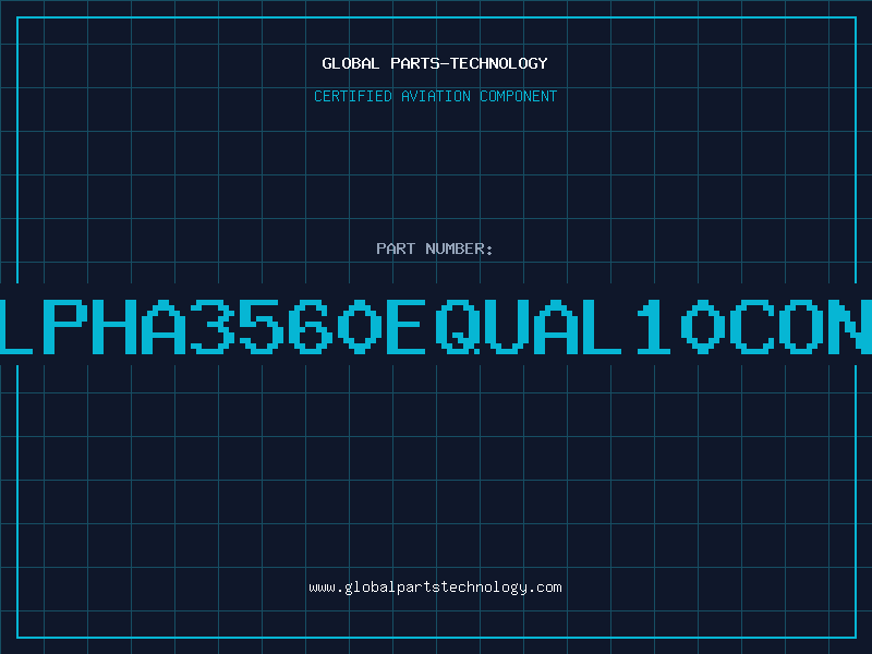 Aviation Part ALPHA3560EQUAL10COND