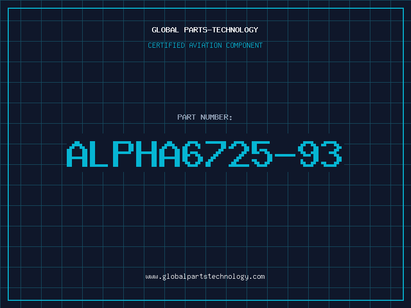Aviation Part ALPHA6725-93