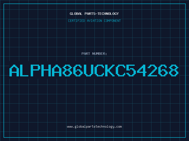 Aviation Part ALPHA86UCKC54268