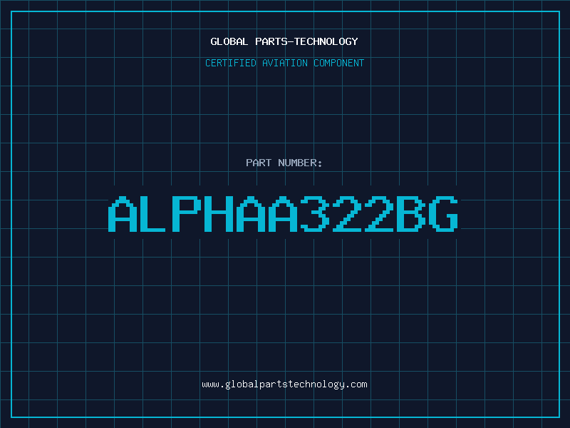 Aviation Part ALPHAA322BG