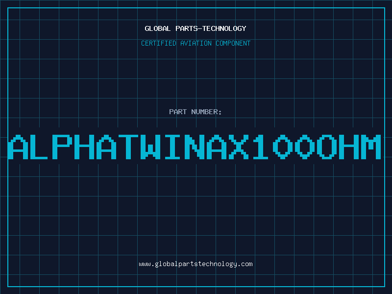 Aviation Part ALPHATWINAX100OHM