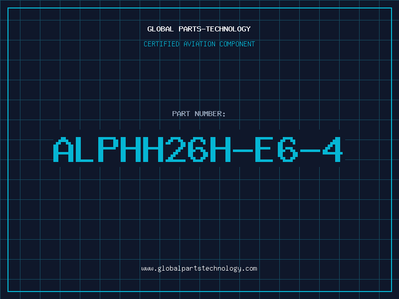 Aviation Part ALPHH26H-E6-4